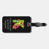 Elmo Alphabet | K Kiwi Bagagelabel (Achterkant horizontaal)