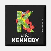 Elmo Alphabet | K Kiwi Magneet (Voorkant)