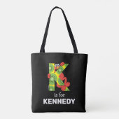 Elmo Alphabet | K Kiwi Tote Bag (Achterkant)