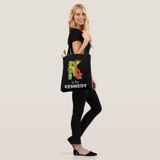 Elmo Alphabet | K Kiwi Tote Bag (Op model)