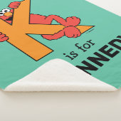 Elmo Alphabet | K SINAASAPPEL Sherpa Deken (3/4)