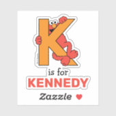 Elmo Alphabet | K SINAASAPPEL Sticker (Vel)