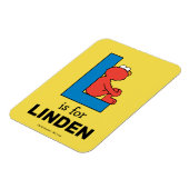 Elmo Alphabet | L Blauw Magneet (Linkerzijde)