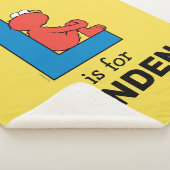 Elmo Alphabet | L Blauw Sherpa Deken (3/4)