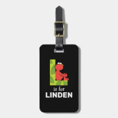 Elmo Alphabet | L Leaf Bagagelabel (Voorkant verticaal)