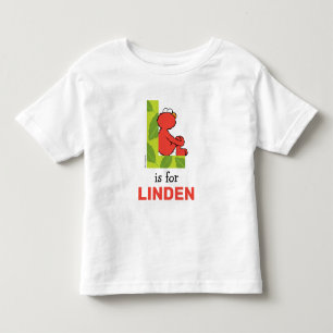 Elmo Alphabet   L Leaf Kinder Shirts