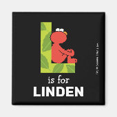 Elmo Alphabet | L Leaf Magneet (Voorkant)