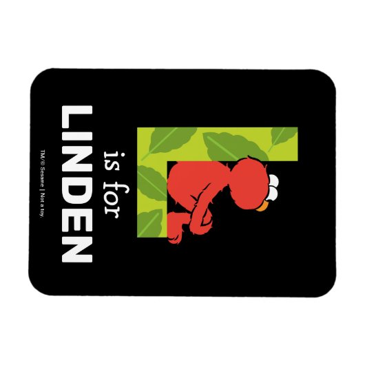 Elmo Alphabet | L Leaf Magneet (Horizontaal)