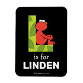 Elmo Alphabet | L Leaf Magneet (Verticaal)