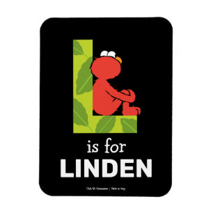 Elmo Alphabet   L Leaf Magneet