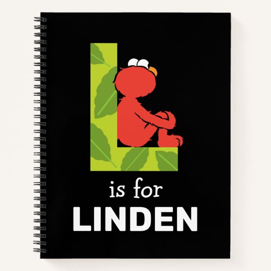 Elmo Alphabet | L Leaf Notitieboek (Voorkant)