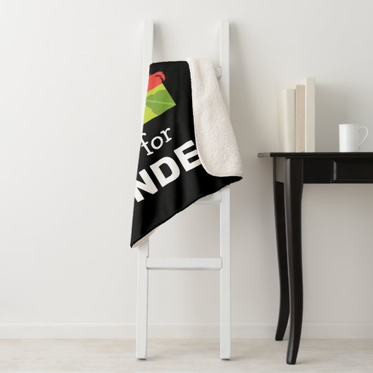 Elmo Alphabet | L Leaf Sherpa Deken (In situ)