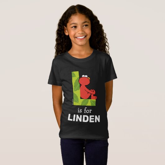 Elmo Alphabet | L Leaf T-shirt (Voorkant volledig)
