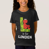Elmo Alphabet | L Leaf T-shirt (Voorkant)