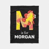 Elmo Alphabet | M Muziek Fleece Deken (Voorkant)