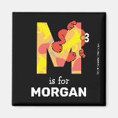 Elmo Alphabet | M Muziek Magneet (Voorkant)