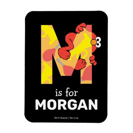 Elmo Alphabet | M Muziek Magneet (Verticaal)