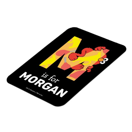 Elmo Alphabet | M Muziek Magneet (Linkerzijde)