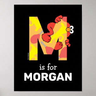 Elmo Alphabet   M Muziek Poster