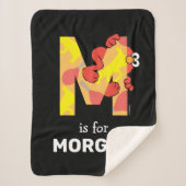 Elmo Alphabet | M Muziek Sherpa Deken (Voorkant)