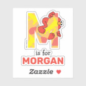 Elmo Alphabet | M Muziek Sticker (Vel)