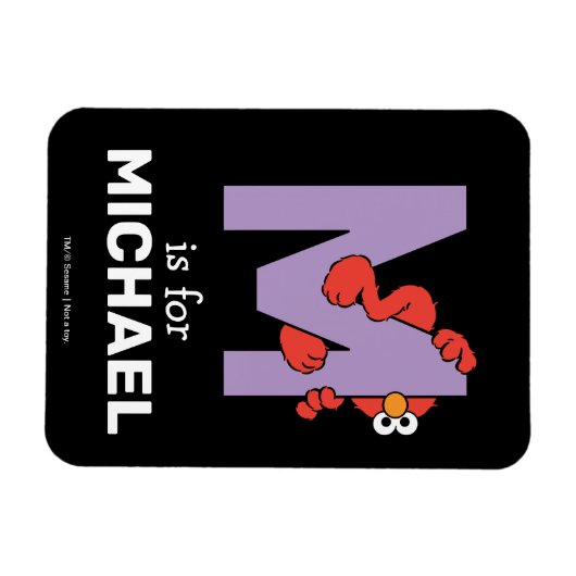 Elmo Alphabet | M PAARS Magneet (Horizontaal)