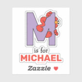 Elmo Alphabet | M PAARS Sticker (Vel)