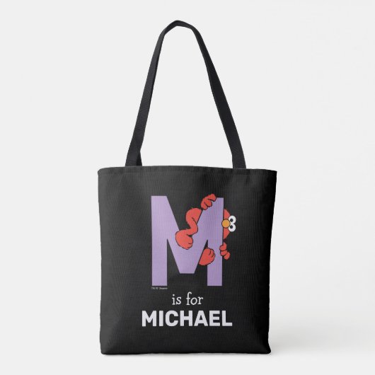 Elmo Alphabet | M PAARS Tote Bag (Achterkant)