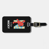 Elmo Alphabet | N Nuts Bagagelabel (Voorkant horizontaal)