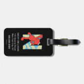 Elmo Alphabet | N Nuts Bagagelabel (Achterkant horizontaal)