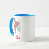 Elmo Alphabet | N Nuts Mok (Voorkant links)