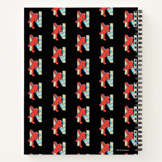 Elmo Alphabet | N Nuts Notitieboek (Achterkant)