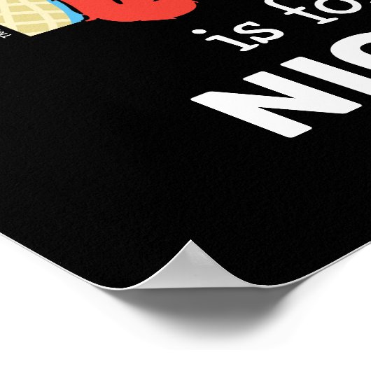 Elmo Alphabet | N Nuts Poster (Hoek)