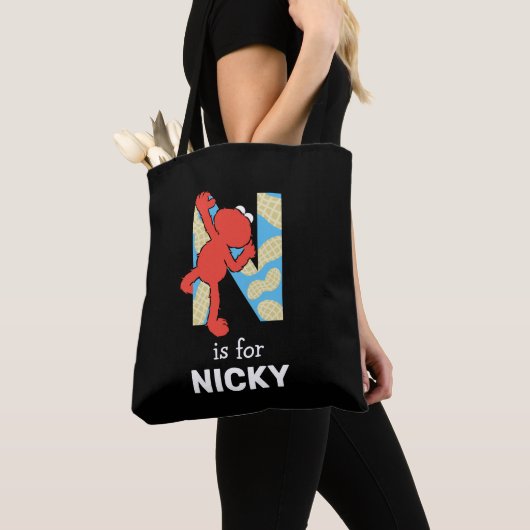 Elmo Alphabet | N Nuts Tote Bag (Dichtbij)
