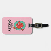 Elmo Alphabet | O BLAUWGROEN Bagagelabel (Voorkant horizontaal)