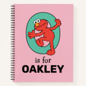 Elmo Alphabet | O BLAUWGROEN Notitieboek (Voorkant)
