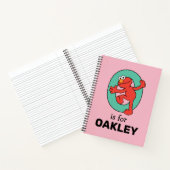 Elmo Alphabet | O BLAUWGROEN Notitieboek (Binnen)