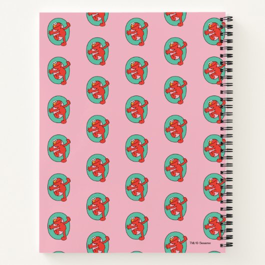 Elmo Alphabet | O BLAUWGROEN Notitieboek (Achterkant)