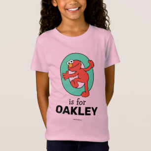 Elmo Alphabet   O BLAUWGROEN T-shirt
