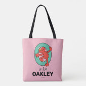 Elmo Alphabet | O BLAUWGROEN Tote Bag (Achterkant)