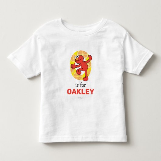 Elmo Alphabet | O ORANJE Kinder Shirts (Voorkant)