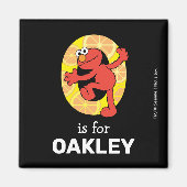 Elmo Alphabet | O ORANJE Magneet (Voorkant)