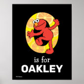 Elmo Alphabet | O ORANJE Poster (Voorkant)