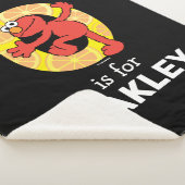 Elmo Alphabet | O ORANJE Sherpa Deken (3/4)