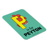 Elmo Alphabet | P Geel Magneet (Rechterzijde)