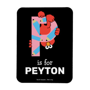 Elmo Alphabet   P-Raad Magneet