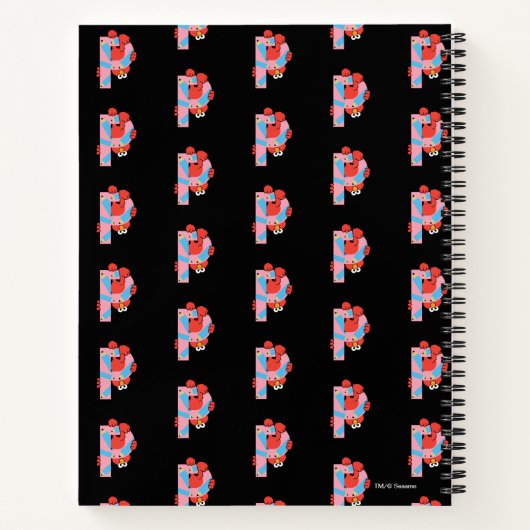 Elmo Alphabet | P-Raad Notitieboek (Achterkant)