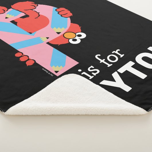 Elmo Alphabet | P-Raad Sherpa Deken (3/4)