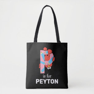 Elmo Alphabet   P-Raad Tote Bag
