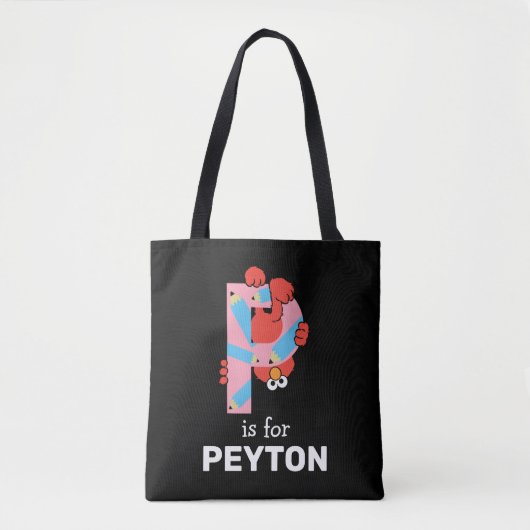 Elmo Alphabet | P-Raad Tote Bag (Voorkant)